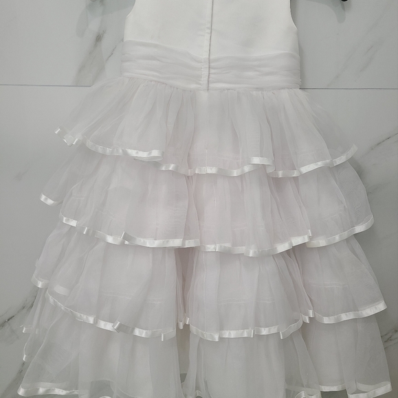 Davids Bridal Flower Girl Dress WG1262 size 4 - Picture 2 of 8